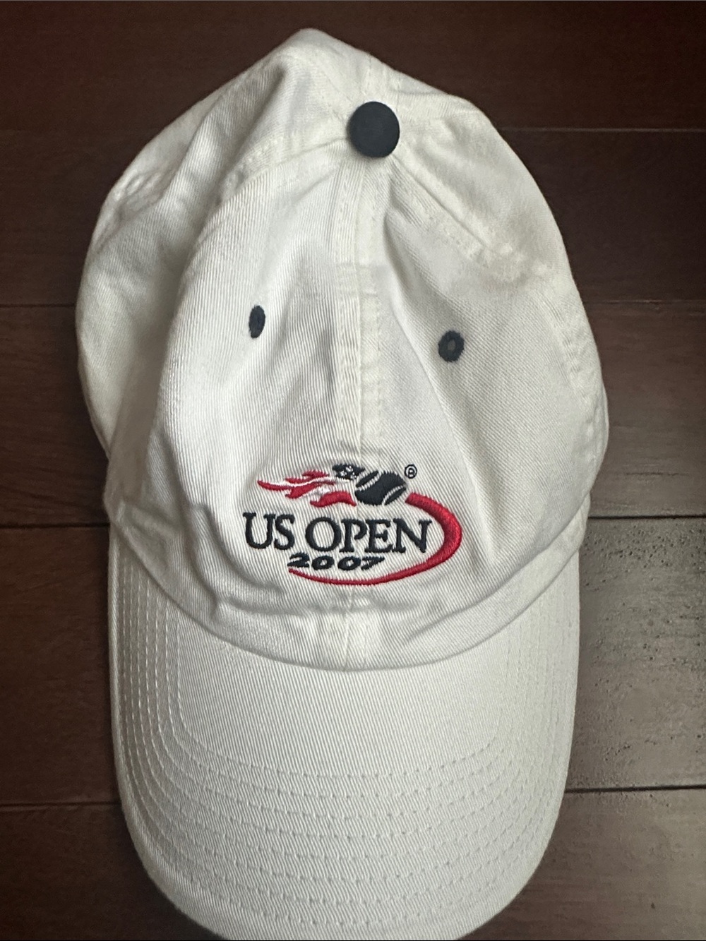 US Open 2007 Embroidered White Cap
